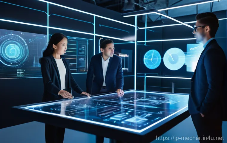 기계설계기사 필수 참고서 추천 - A male mechanical design engineer in his mid-30s, wearing a clean lab coat over a collared shirt, is...