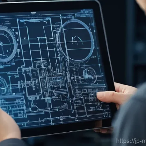 기계설계기사 연봉 협상 전략 - **The Specialist (left):** A young engineer in their late 20s, perhaps holding a miniature, intricat...