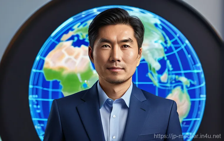 기계설계기사와 국제 표준 설계 도면 - **Prompt:** A Japanese male engineer, in his early 40s, sits at a sleek, ergonomic workstation, inte...